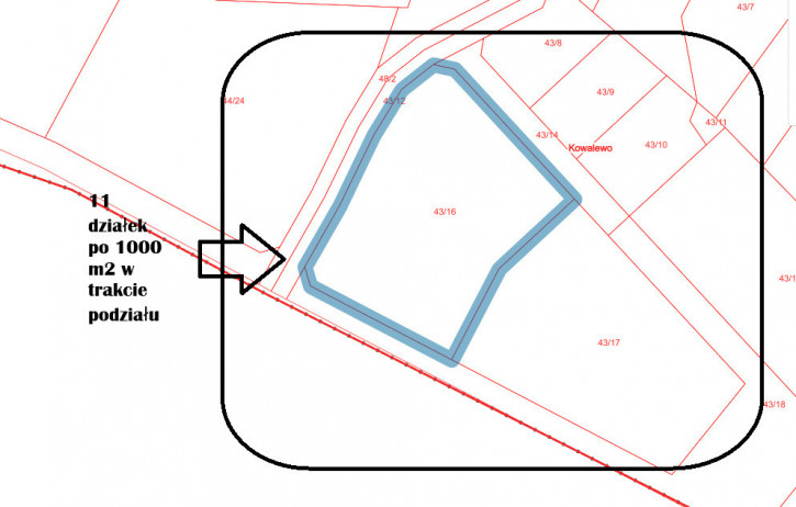 Działka Sprzedaż Kowalewo 1