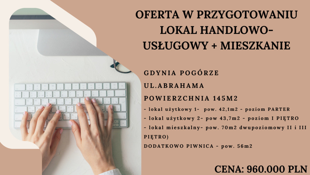 Lokal Sprzedaż Gdynia Pogórze